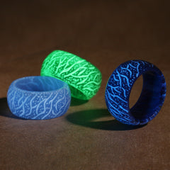 Glow Crackle Ring