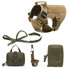 Tactical Dog Harness and Leash