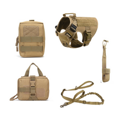 Tactical Dog Harness and Leash