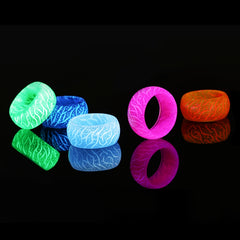 Glow Crackle Ring