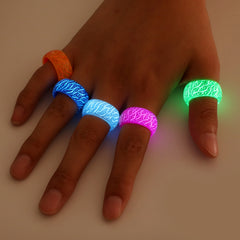 Glow Crackle Ring